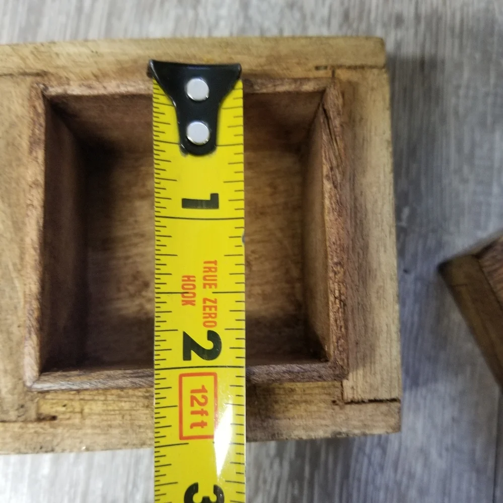 Vintage wood trinket box